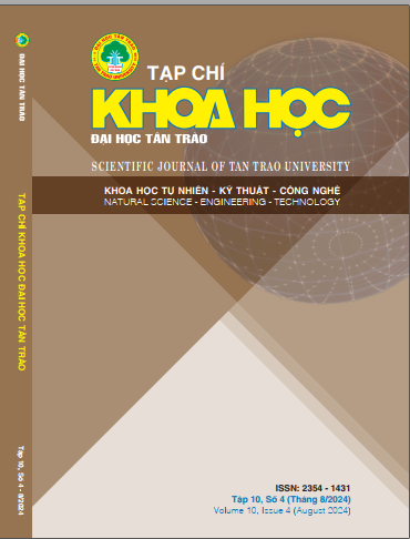 					Xem T. 10 S. 4 (2024): Khoa học Tự nhiên - Kỹ thuật - Công nghệ (Tiếng Anh)
				